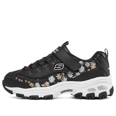 Skechers (gs)  D'lites Floral 'black Multi'