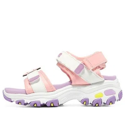 Skechers (gs)  D'lites 'purple Pink' In Multi