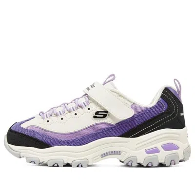 Skechers (gs)  D'lites 'purple White Black' In Multi