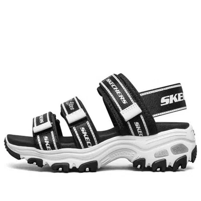 Skechers (gs)  Dlites Sandals 'black White'