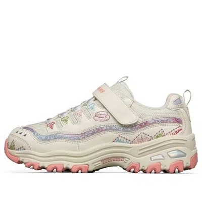 Skechers (gs)  D'lites Shoes 'beige Multi'