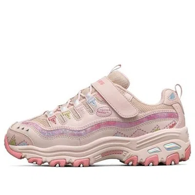 Skechers (gs)  D'lites Shoes 'pink Multi'