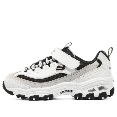Skechers (gs)  Dlites Shoes 'white Beige Black'
