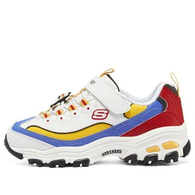 Skechers (gs)  D'lites 'white Red Yellow'