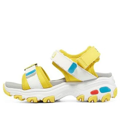 Skechers (gs)  D'lites 'white Yellow Grey'