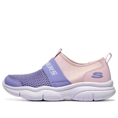 Skechers (gs)  Flex Blast Shoes 'purple Pink White'