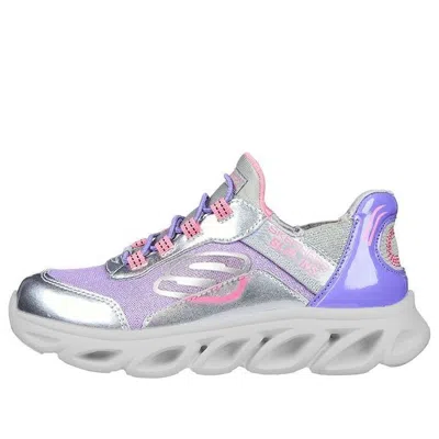 Skechers (gs)  Flex Glide 'silver Pink Purple'