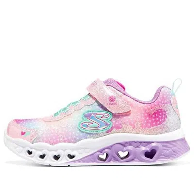 Skechers (gs)  Flutter Heart Lights 'pink Multi'