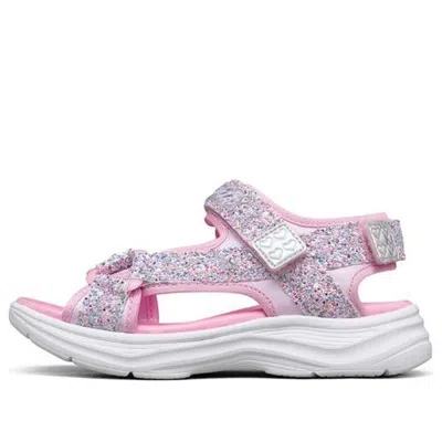 Skechers (gs)  Glimmer Kicks 'pink Silver'