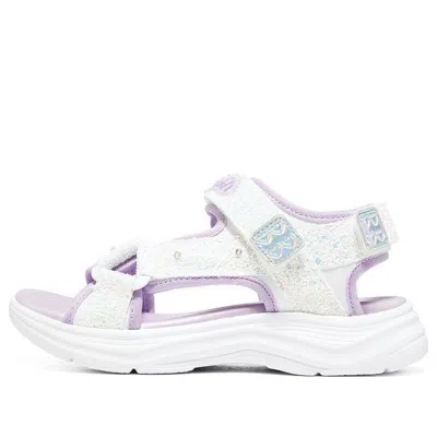 Skechers (gs)  Glimmer Kicks 'white Purple'