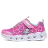 Skechers (gs)  Heart Lights 'pink' In Multi