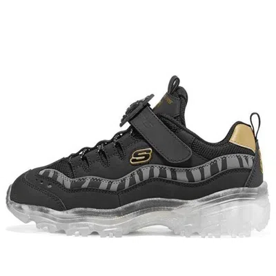 Skechers (gs)  Ice D'lites 'black Gold'