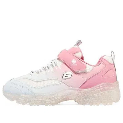 Skechers (gs)  Ice D'lites 'white Pink'