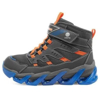 Skechers (gs)  Mega-surge Sneaker 'grey Orange Blue' In Multi