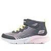 Skechers (gs)  Microspec Rejoice Racer 'grey Pink' In Blue