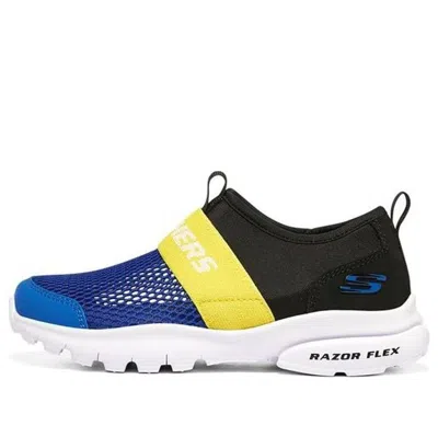 Skechers (gs)  Razor Flex 'blue Black Yellow'