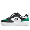 Skechers (gs)  Sport Court 92 'black Green White'