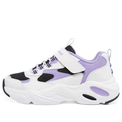 Skechers (gs)  Sport Shoes 'white Black Purple'