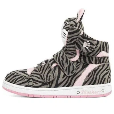 Skechers (gs)  Sugarcanes Shoes 'grey Black Pink' In Gray