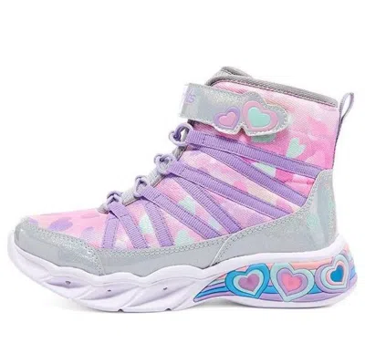 Skechers (gs)  Sweetheart Lights 'pink Purple Grey'