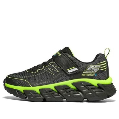 Skechers (gs)  Tech- Grip 'black Green' In Multi