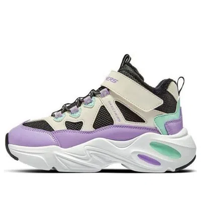 Skechers (gs)  Trainers 'beige Black Purple' In White