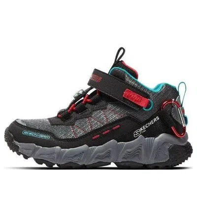 Skechers (gs)  Velocitrek Trainers 'grey Black Red'