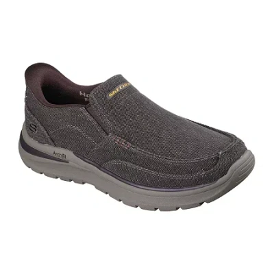 Skechers Hands Free Slip-ins Arch Fit Superior Talbert Mens Slip-on Walking Shoes In Blue