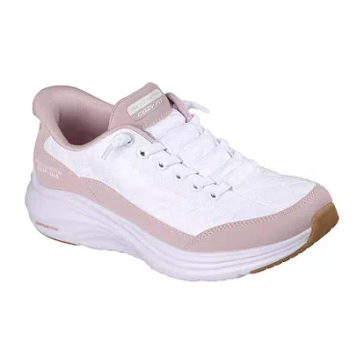 Skechers Hands Free Slip-ins Contour Foam Cozy Womens Almond Closed Toe Slip-on Shoe-wide Width In Purple