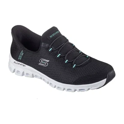Skechers Hands Free Slip-ins Glide-step Pursuit Womens Slip-on Walking Shoes Wide Width In Black