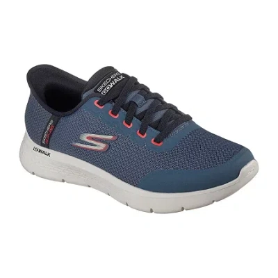 Skechers Hands Free Slip-ins Go Walk Flex Mens Walking Shoes In Blue