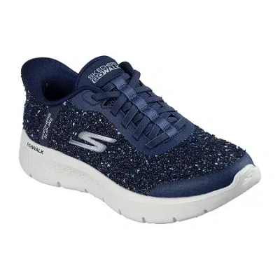 Skechers Hands Free Slip-ins Go Walk Flex Naomi Womens Walking Shoes In Blue