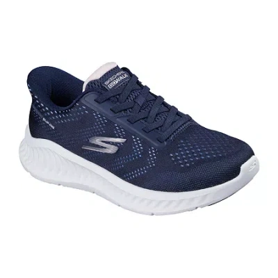 Skechers Hands Free Slip-ins Go Walk Now Khloe Womens Slip-on Walking Shoes In Blue