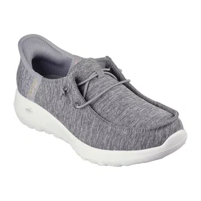 Skechers Hands Free Slip-ins Gowalk Joy Ibis Womens Walking Shoes In Gray