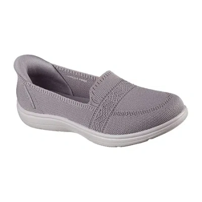 Skechers Hands Free Slip-ins On The Go Flex Radiant Sloane Womens Round Closed Toe Slip-on Shoe In Purple