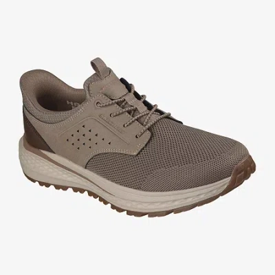 Skechers Hands Free Slip-ins Slade Ultra Mens Round Slip-on Shoe In Brown