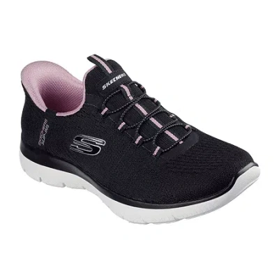 Skechers Hands Free Slip-ins Summits Dream Chaser Womens Bike Closed Toe Slip-on Shoe In Black