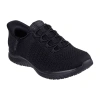 Skechers Hands Free Slip-ins Virtue Valsea Womens Bike Closed Toe Work Shoes In Black