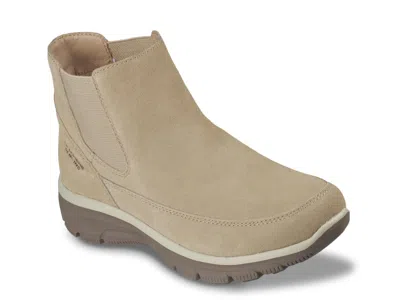 Skechers Hands Free Slipins Easy Going Casual Icon Chelsea Boot In Brown