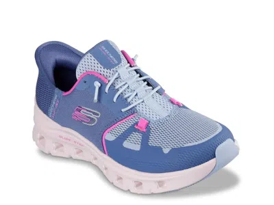 Skechers Hands Free Slipins: Glide Step Sole Sneaker In Blue