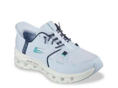 Skechers Hands Free Slipins: Glide Step Sole Sneaker In White