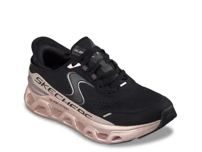 Skechers Hands Free Slipins Glidestep Altus Starlight Shine Sneaker In Black