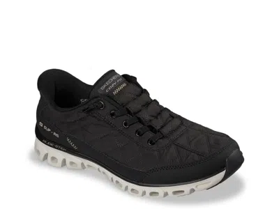 Skechers Hands Free Slipins Glidestep Cozy Fit At Ease Sneaker In Black