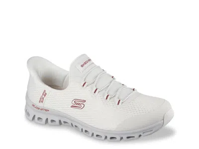 Skechers Hands Free Slipins Glidestep Vibey Sneaker In White