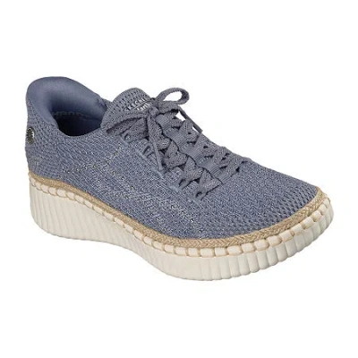 Skechers Hands Free Slip-ins Martha Stewart Wilshire Blvd Regal Womens Almond Closed Toe Slip-on Shoe In Blue