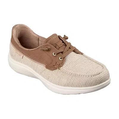 Skechers Hands Free Slip-ins On The Go Flex Radiant Hermosa Womens Boat Shoes In White