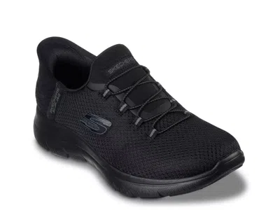 Skechers Hands Free Slipins Summits Diamond Dream Slipon Sneaker In Black
