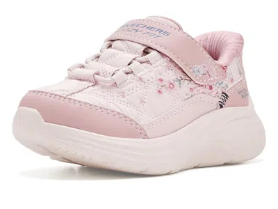 Skechers Kids' Hands Free Slip-ins-comfy Sprints - Lil Flower 304105n (toddler) Girls Shoes Rose : 6 Toddler M, Tex In Pink