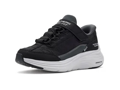 Skechers Hands Free Slip-ins-contour Foam - Cozy Fit 404200l (little Kid/big Kid) Boys Shoes Black/white : 5 