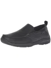 Skechers Harper Forde Mens Leather Casual Loafers In Black